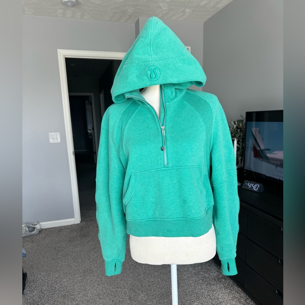 Lululemon oversized scuba hoodie- XS/s green